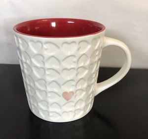 Starbucks 2007 Embossed Hearts Kaffeebecher 16 oz - Bild 1 von 7