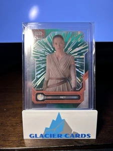 2024 Topps Star Wars High-Tek Rey Hyperspace Green Parallel 2/10 - Picture 1 of 1