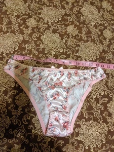 Vintage Satin Bikini Höschen Größe Small - Bild 1 von 8