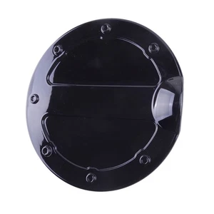 Fit For Ford F150 2009-2014 Black Fuel Filler Gas Tank Cap Door Cover Trim 1pc - Picture 1 of 6