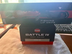 PENN BATTLE IV 4000 DX BTLIV4000DX***ABU GARCIA FISH LIP GRIPS COMBO** - Picture 1 of 11