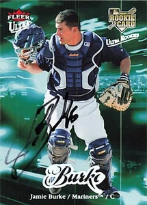 2007 Fleer Ultra #213 Jamie Burke Mariners Signed Auto *L755 - Picture 1 of 2