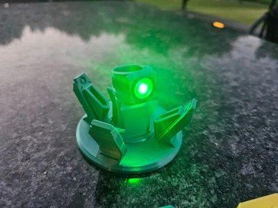 Lantern Corps Green Lantern - Working LED Light Up Cosplay Rings Custom Sized! - Image 1 of 4