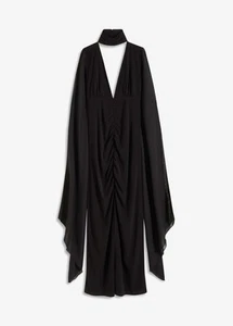 Elegantes Abendkleid mit Schlitz Gr. 36/38 Schwarz Maxi-Kleid Partykleid Neu - Bild 1 von 1