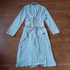 Eileen Fisher Sleepwear by Garnet Hill 100% Organic Pima Cotton Robe Lounge - Picture 1 of 8