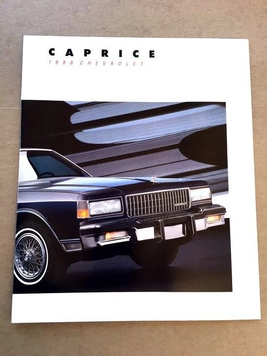 1988 Chevrolet Caprice 20-page Sales Brochure Catalog - Chevy Classic Brougham Foto 1 de 4