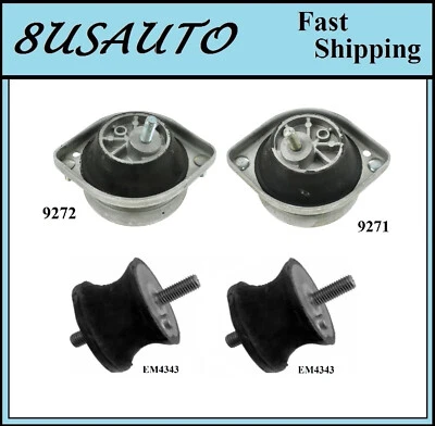 4 PIEZAS MONTAJE MOTOR Y TRANSMISIÓN APTO PARA BMW M5 2000-2003 5,0 L - TRANSMISIÓN MANUAL Foto 1 de 4