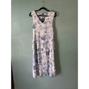 NWT Komarov 2 piece sleeveless top long skirt size large - Picture 1 of 9