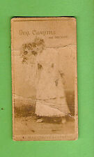 #D284. #4. 1880s DUKE'S  USA  CIGARETTES  CARD  MADELAINE LUCCIA