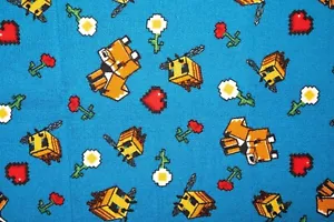 Minecraft Peaceful Printed Area Rug, 60 x 39 Inches - New / Sealed - Picture 1 of 3