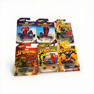 Hot Wheels 2017 Marvel SPIDER-MAN HOMECOMING Complete Set of 6 - Picture 1 of 7