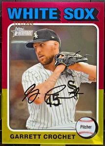 2024 Topps Heritage #627 Garrett Crochet Chrome /699 White Sox - Picture 1 of 2