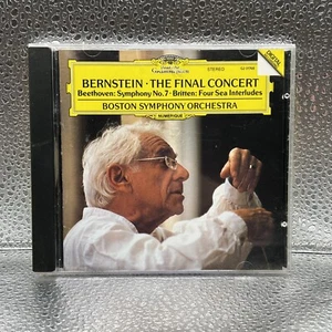 Leonard Bernstein: Das Schlusskonzert Beethoven Symphonie 7 Britten Four Sea CD DG - Bild 1 von 4