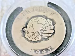 Hobo Silver Quarter W God Holding The World In His Hands - Picture 1 of 2