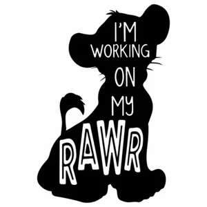 6" SIMBA Vinyl Decal Sticker Car Window Laptop Lion King Disney Cub - Picture 1 of 24
