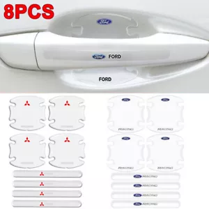8X Car Door Handle Protector Sticker Suv For Most Of Major Brads Available HOT - Picture 1 of 21