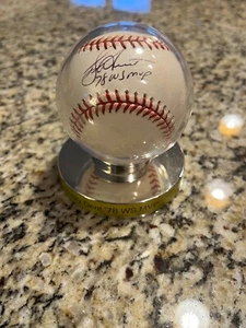 Bucky Dent Signed Autographed Baseball Auto Inscribed 78 WS MVP Yankees Red Sox - Picture 1 of 3