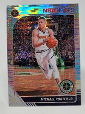 2019-20 Prizm Hoops Premium Stock Silver Pulsar #51 Michael Porter Jr. 