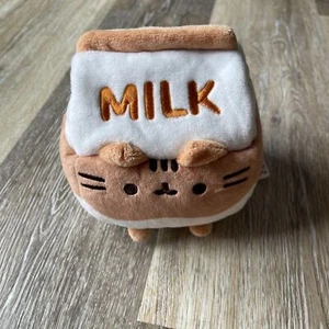 GUND PUSHEEN CHOCOLATE MILK SIP PLUSH 2022 CLAIRES SOFT TOY - Picture 1 of 4