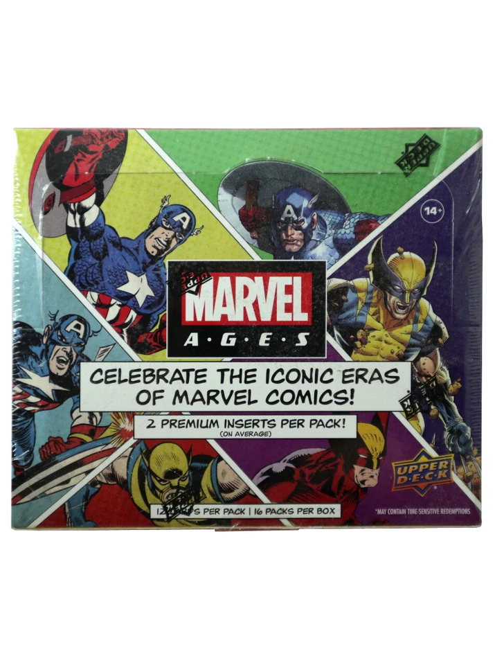 2020 Upper Deck Marvel Ages Trading Cards Sealed Hobby Box - Image 1 of 3