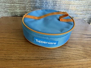 TUPPERWARE MICROWAVE DIVIDED CONTAINER LUNCH SET CARRY BAG+CUTLERY* - Picture 1 of 11