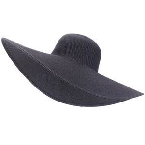 6.7" Womens Church Kentucky Derby Wide Brim Straw Summer Floppy Sun Hat A330 - Picture 1 of 109