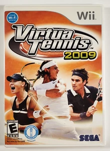 Virtua Tennis 2009 (Nintendo Wii, 2009) SEGA CIB Complete with Manual - Tested - Picture 1 of 4
