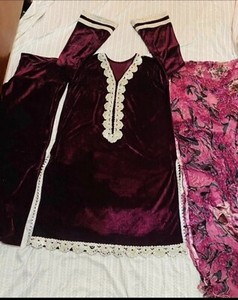 Pakistanis Velvet salwar kameez , long dress