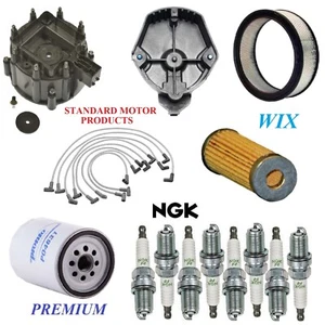 Tune Up Kit Oil Fuel Filters Cap Wire Plugs For GMC K15 SUBURBAN V8 5.7L 1976 - Picture 1 of 1