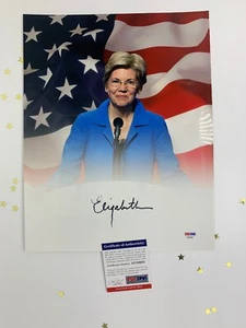 ELIZABETH WARREN FUTURE PRESIDENT 2020 11x14 Persist PSA COA - Foto 1 di 3