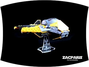 DISPLAY STAND for Star Wars Lego 75038 75281 Jedi Interceptor - Very Nice! - Picture 1 of 5