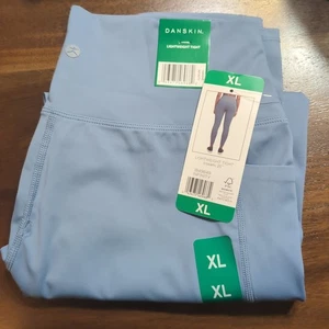 Danskin Women's High Waist Lightweight Legging Tight, infinity, XL - Picture 1 of 3