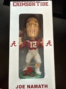 Joe Namath Bobblehead #12 Alabama Crimson Tide Football 2004 Limited Edition NIB - Picture 1 of 6