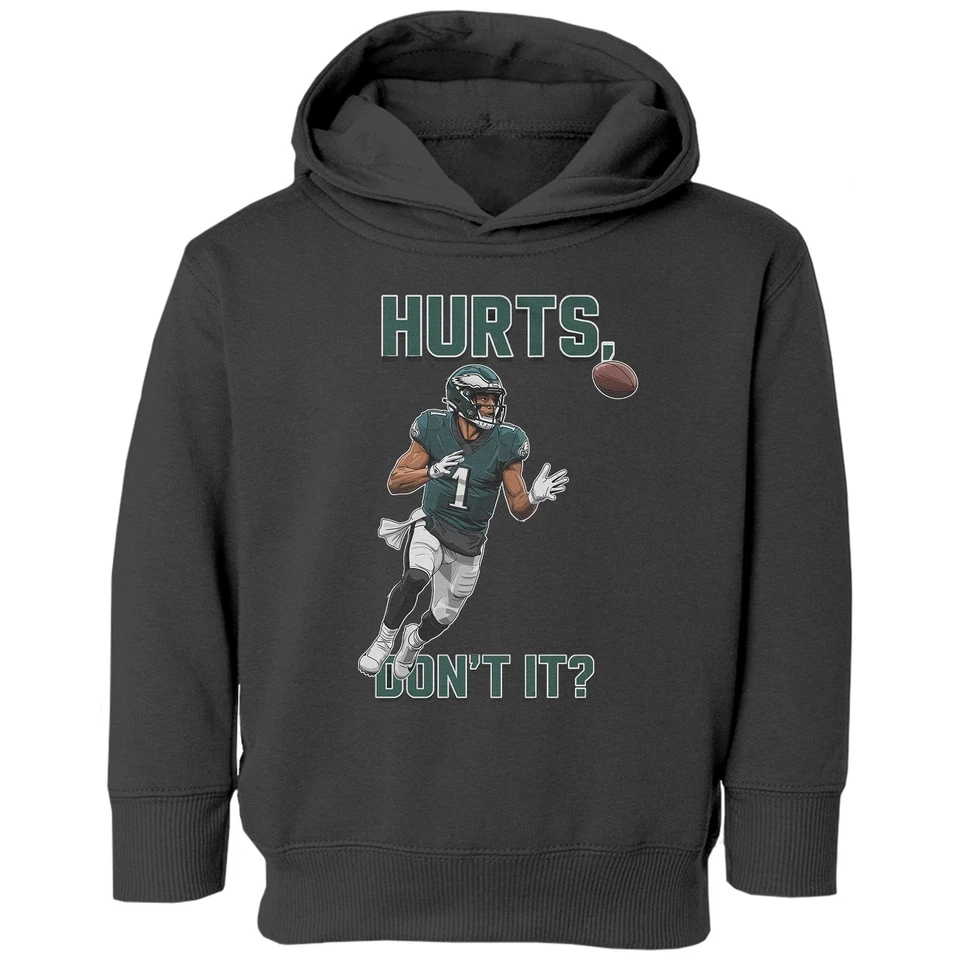 Hurts Dont It - Touchdown Action Philly Fans Toddler Hooded Sweatshirt Foto 1 de 1