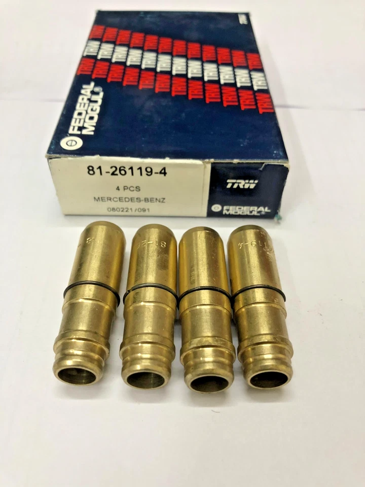 4 X GUÍA VÁLVULA ENTRADA 81-26119-4 TRW MERCEDES-BENZ CABRIOLET W111 W112 280 Foto 1 de 4
