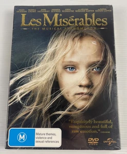 Les Miserables (DVD, 2012) New & Sealed Region 4 - Picture 1 of 5