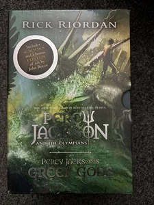Box Set PB x 6, Complete Set Percy Jackson and the Olympians, Riordan, VGC - Picture 1 of 3