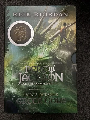 Box Set PB x 6, Complete Set Percy Jackson and the Olympians, Riordan, VGC - Image 1 of 3