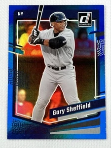 2023 Donruss 97 Gary Sheffield Holo Blue New York Yankees Card - Picture 1 of 2