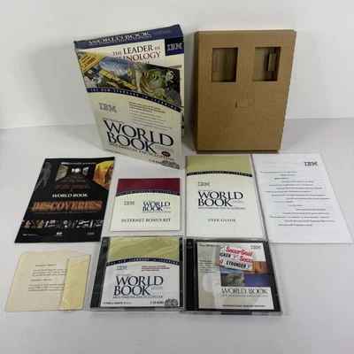 IBM World Book Multimedia Encyclopedia Cd-Rom Windows 3.1/95 UK English 1997 98 - Image 1 of 4