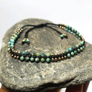 Hecho a mano Natural Hubei Turquesa Gem 3MM Facetado Bead Exquisito Crystal... - Imagen 1 de 11