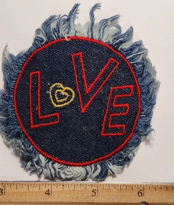 Parche pieza de mezclilla - 3-1/4 pulgadas Foto 1 de 2