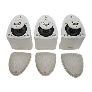 Lot Of 3 Mirage Nanosat Prestige Small High-Performance Speaker White - Tested - Picture 1 of 10