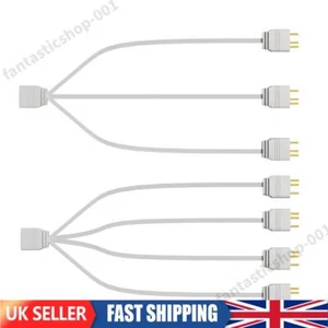 ARGB Splitter 5V 3PIN Connector Adapter Cable 33.5cm for Computer Chassis Memory - Afbeelding 1 van 18