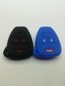 2*Fob Remote Key Cover for DODGE JEEP WRANGLER COMPASS CHRYSLER ASPEN PT CRUISER - Bild 1 von 7