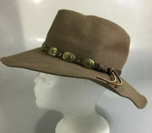 Sombrero Fedora Trapper Jack Para Hombres S Lana Marrón Hecho en EE. UU. - Imagen 1 de 7