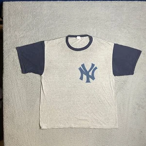 New York Yankees MLB Gray VTG Lee Sport Alex Rodriguez Shirt Mens 2XL Measured - Picture 1 of 14