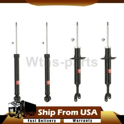 Amortecedores dianteiros traseiros e apoios de suspensão KYB Excl-G conjunto de 4 peças para 2000 2001 Audi A4 A4 Quattro - Imagem 1 de 4