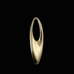 Georg Jensen. Large 18k Gold Pendant #1500 - Zephyr. - Picture 1 of 4