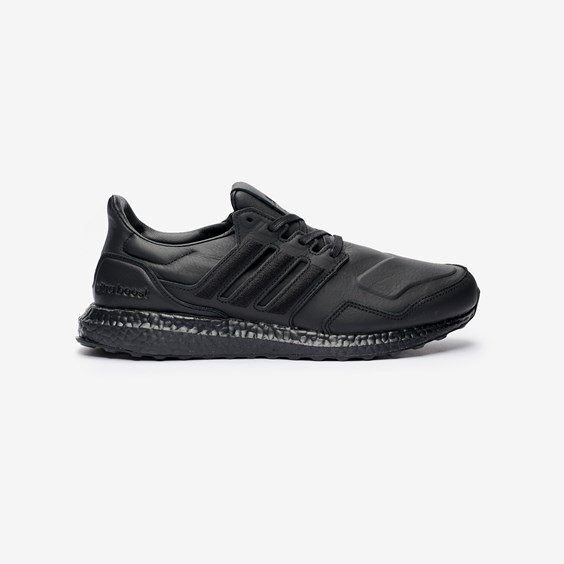 Adidas Ultraboost Leather 'Core Black' Sneakers | Men's Size 8.5